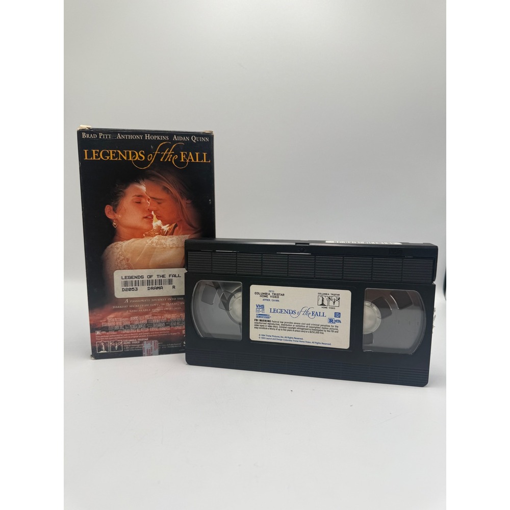 Legends of the‎ Fall VHS 1994 Brad Pitt Anthony Hopkins Drama Movie Columbia
